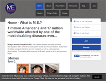 Tablet Screenshot of meadvocacy.org